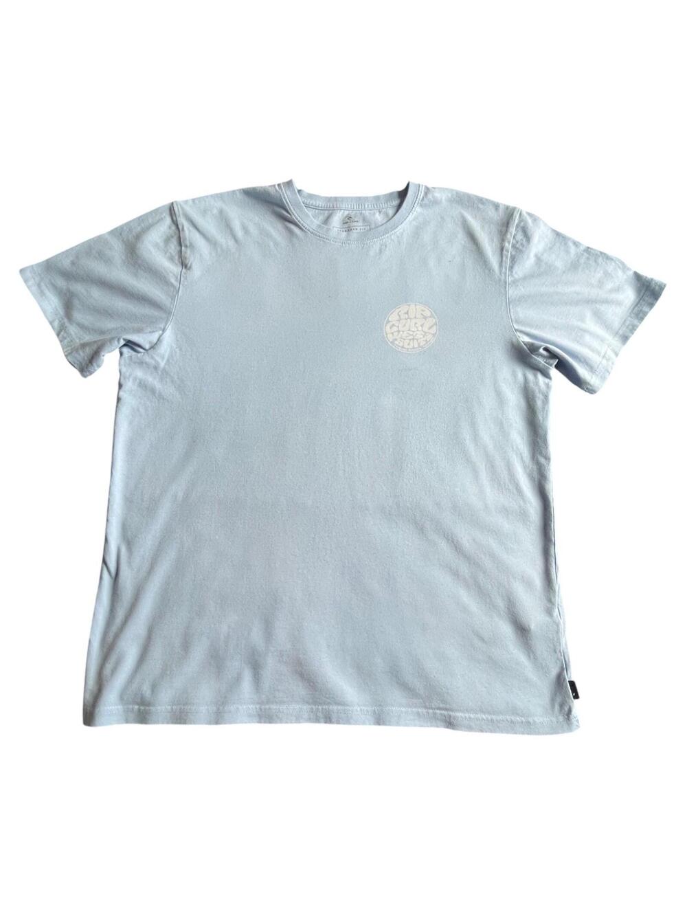 Rip Curl Light Blue T Shirt Mens Large Surf Graphic Tee